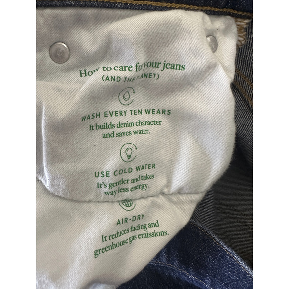 J.Crew 2024 Denim Wide Leg Trouser Jeans High Rise BP479 Blue 32" Inseam Size 27 - Picture 11 of 14